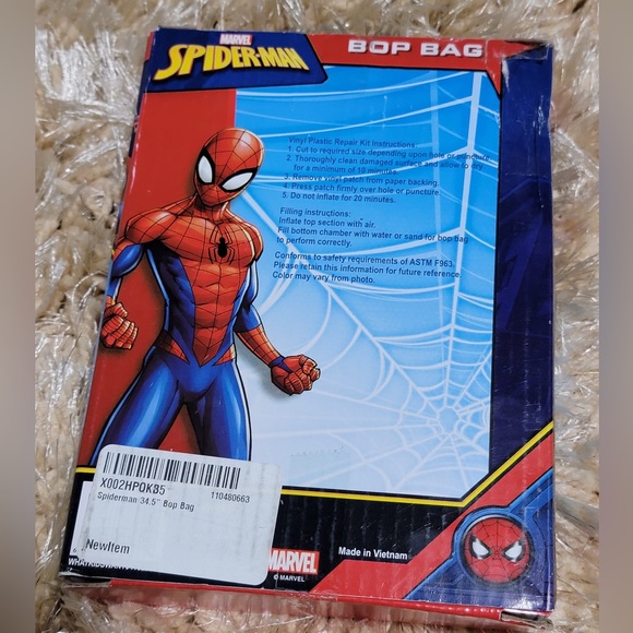 Spider-Man Bop Bag 34.5inches Kids Activity Comic Punching Bag - Picture 2 of 2